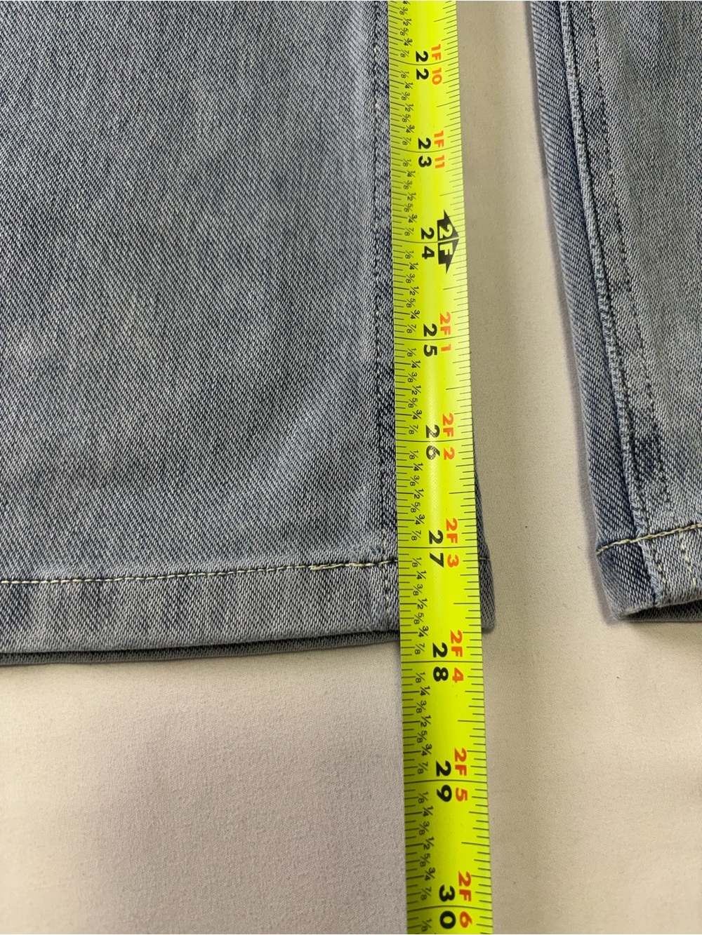 HALARA Light Blue Asymmetrical Wide Leg Jeans - Picture 6 of 11